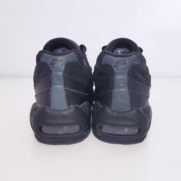 Nike Air Max 95 Essential Triple Black Suede Men's Sneakers AT9865-001 - Size 6 - Picture 3 of 8